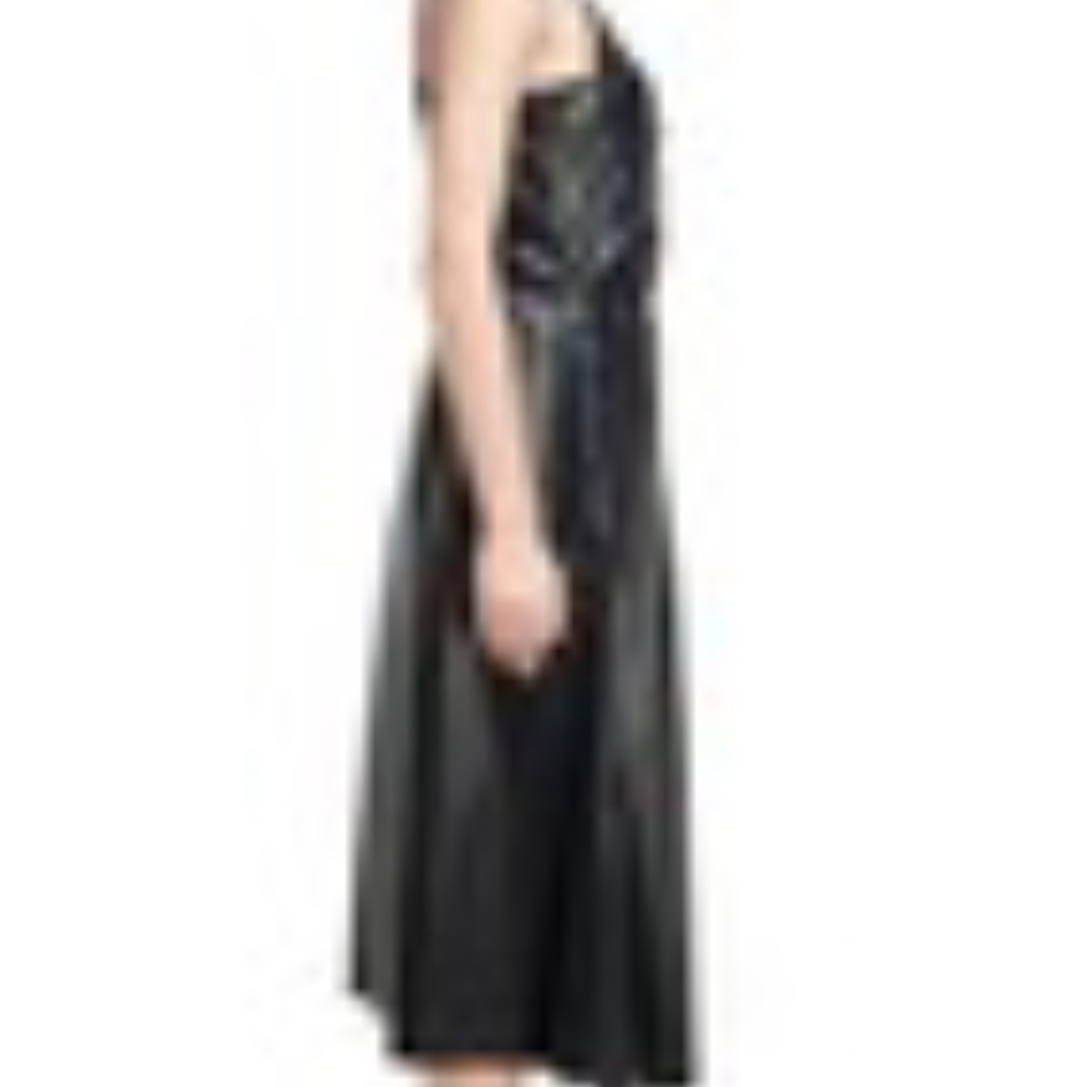 Toga Pulla Achieve Laminated Faux Leather Dress. - Picture 6 of 6